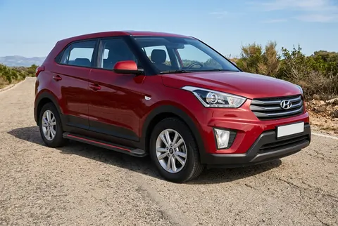 Бокові пороги Maya Red (2 шт., Алюміній) для Hyundai Creta 2014-2020 рр — Hyundai Creta 2014-2020 гг. DianaParts