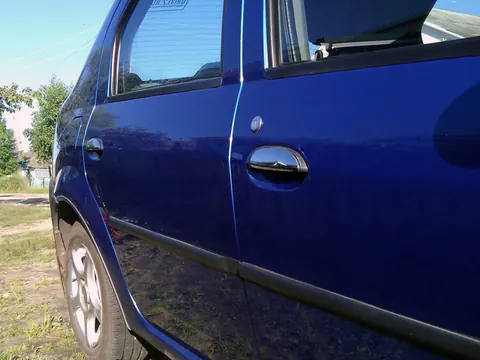 Накладки на ручки (4 шт., нерж.) Carmos - Турецька сталь для Dacia Logan I 2008-2012 рр — Dacia Logan I 2008-2012 гг. DianaParts