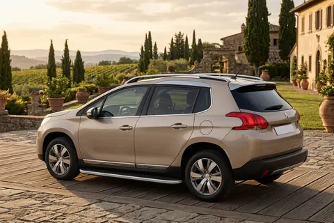 Бокові пороги Tayga Grey (2 шт., алюміній) 2008-2014 для Peugeot -2016 рр — Peugeot 3008 2008-2016 гг. DianaParts