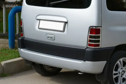 Накладка на стопи (2 шт, нерж.) Carmos - турецька сталь для Peugeot Partner 1996-2008 рр — Peugeot Partner 1996-2008 гг. DianaParts