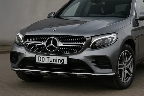 Передня решітка Diamond Silver (2015-2019) Без місця під камеру для Mercedes GLC coupe C253 рр — Mercedes GLC coupe C253 2016-2023 гг. DianaParts